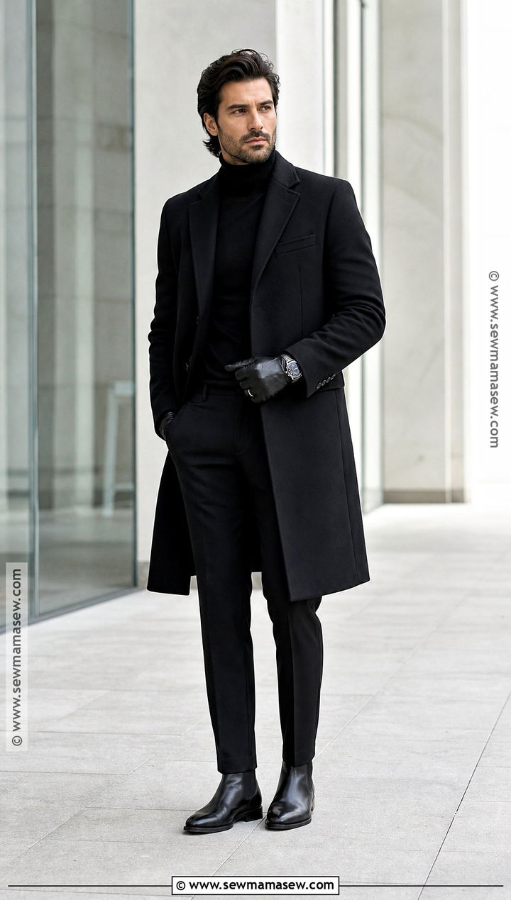 Long Black Coat Vampire Outfit - 30 modern vampire outfit ideas for men