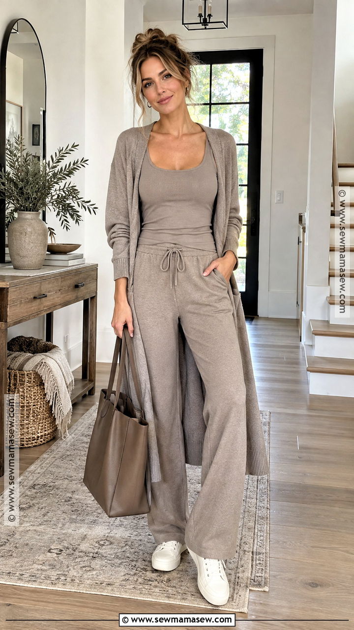 Long Cardigan And Matching Lounge Set - 20 lounge fall outfits