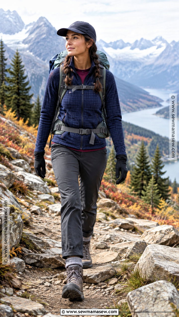 Long Distance Fall Hiking Outfit With Technical Layers - 25 hiking outfit fall ideas