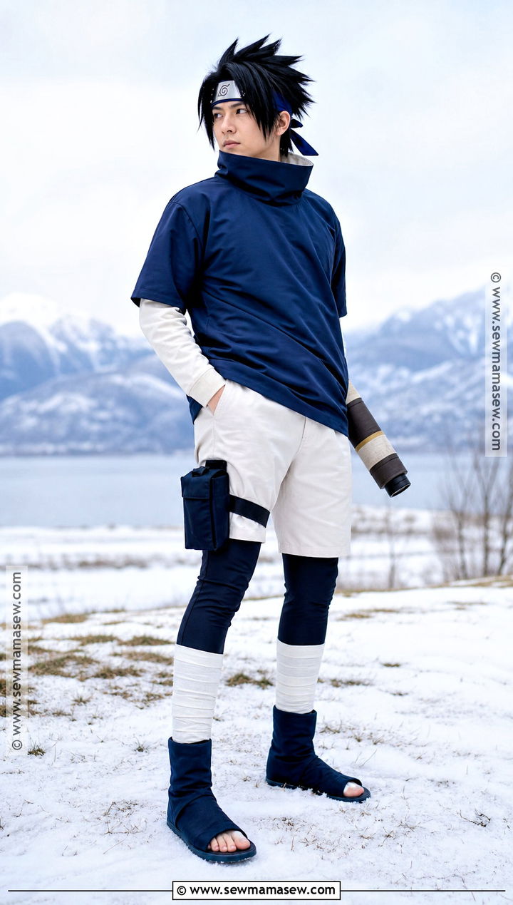 Long Sleeve Genin Sasuke Costume - 30 sasuke costume ideas