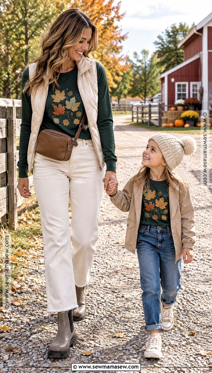 Long Sleeve Harvest Mommy and Me Shirts - 15 fall mommy and me shirts