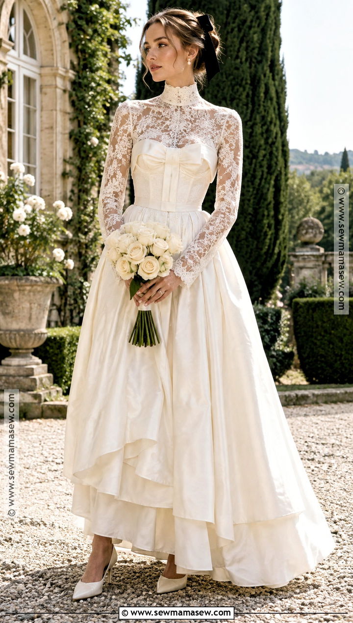 Long Sleeve Lace Fall 1993 Valentino Wedding Dress - 15 Fall 1993 Valentino Wedding Dress Ideas