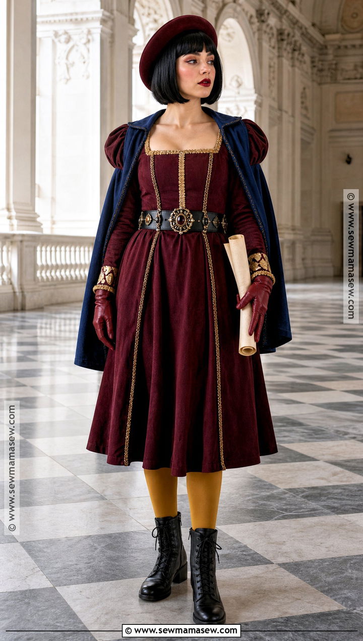 Lord Farquaad Costume With Burgundy Renaissance Dress - 35 Lord Farquaad Costume Ideas for Women