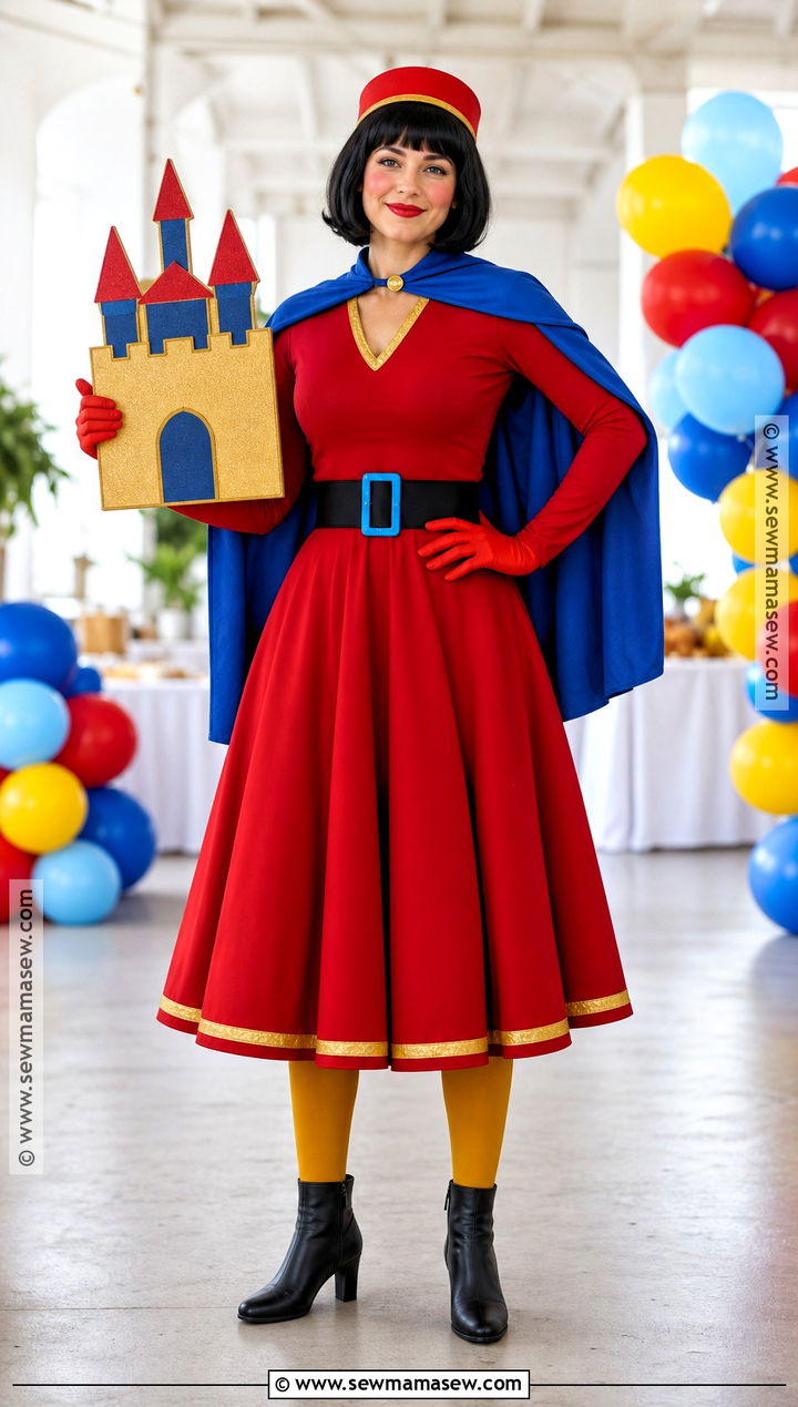 Lord Farquaad Costume With Matching Red Two Piece Set - 35 Lord Farquaad Costume Ideas for Women