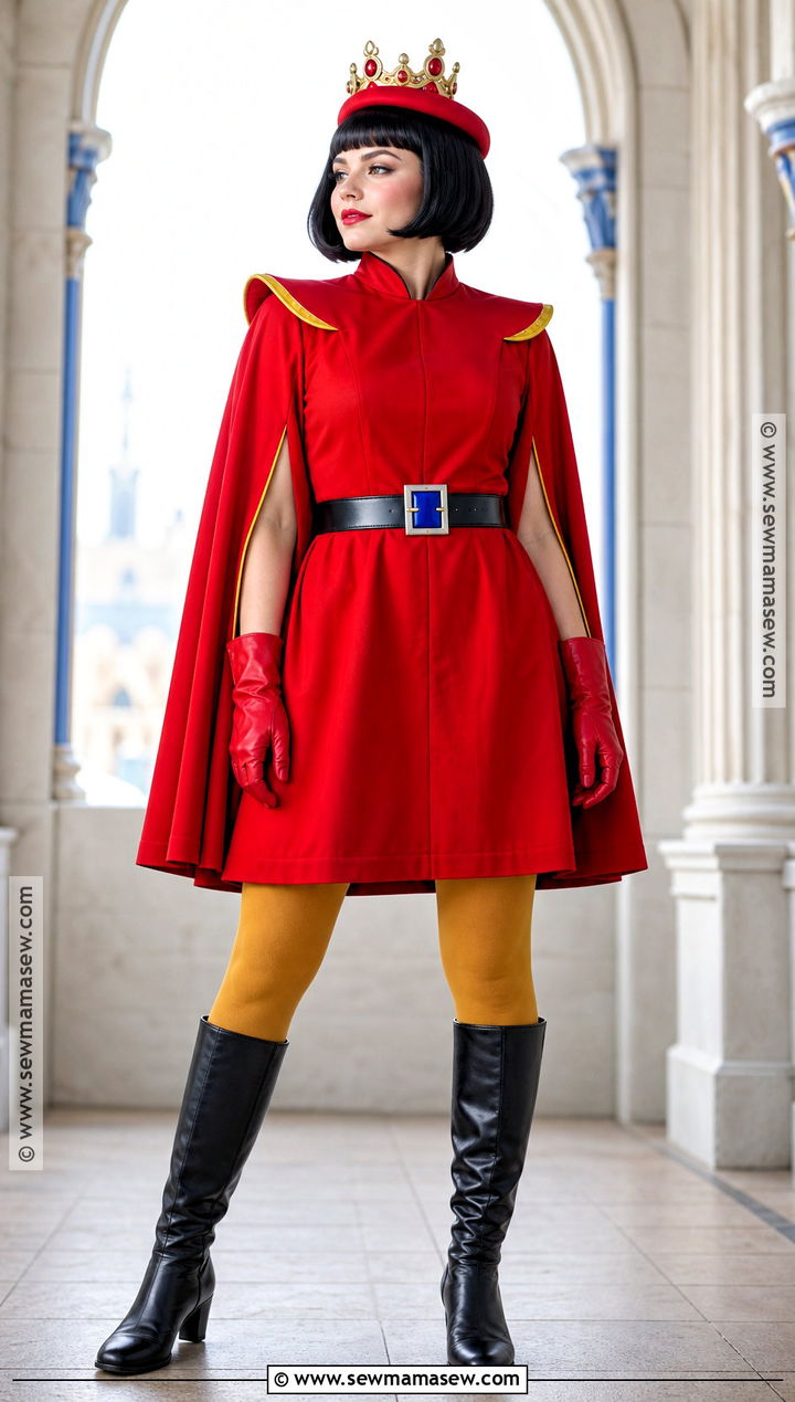Lord Farquaad Costume With Red Cape Dress - 35 Lord Farquaad Costume Ideas for Women