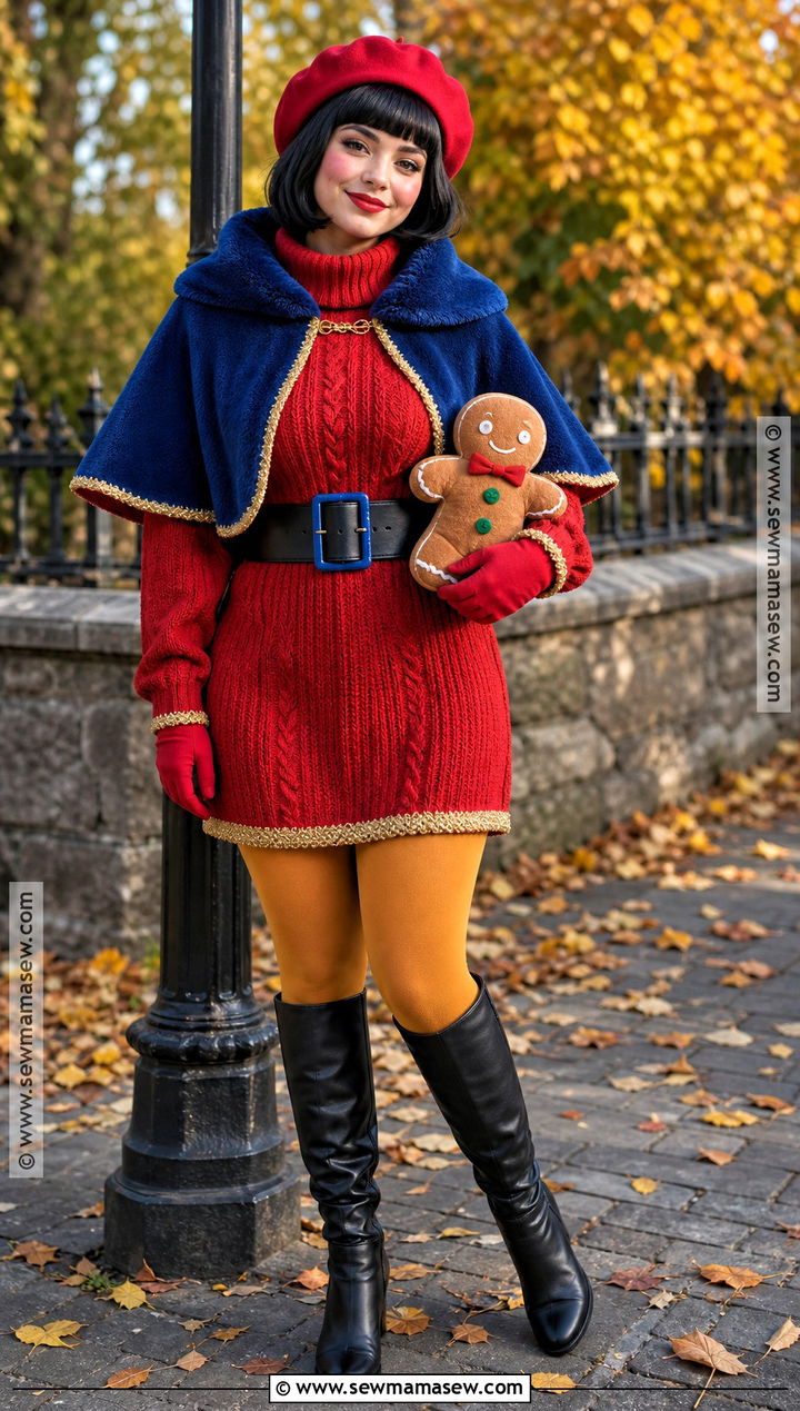 Lord Farquaad Costume With Red Sweater Dress - 35 Lord Farquaad Costume Ideas for Women