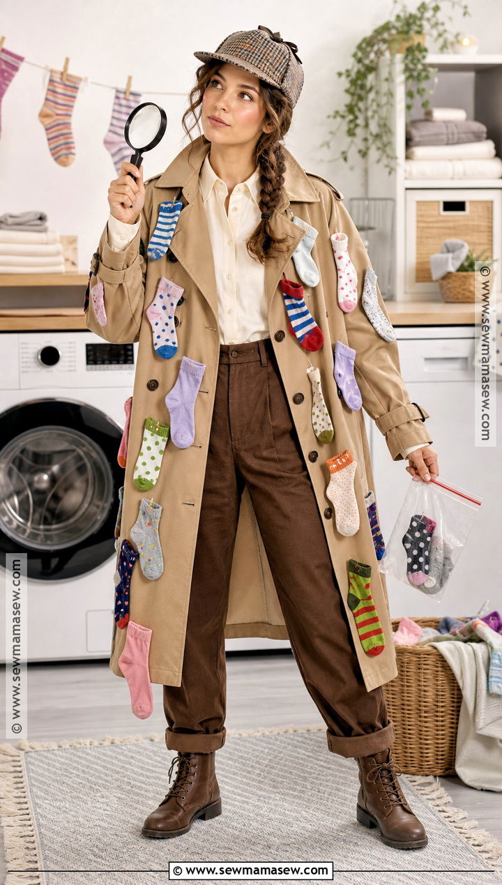 Lost Sock Detective Costume - 50 niche halloween costumes