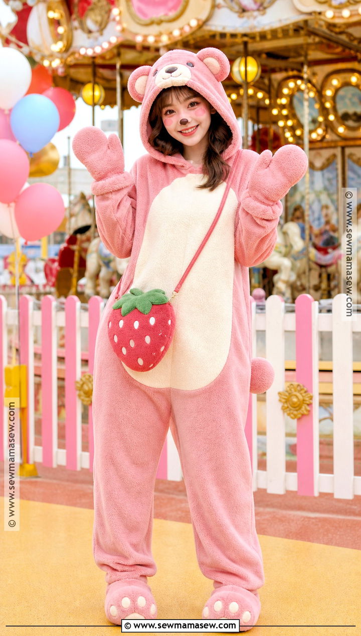 Lotso Strawberry Bear Costume - 40 toy story halloween costumes