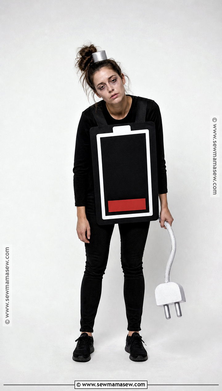 Low Battery Costume - 50 funny costumes