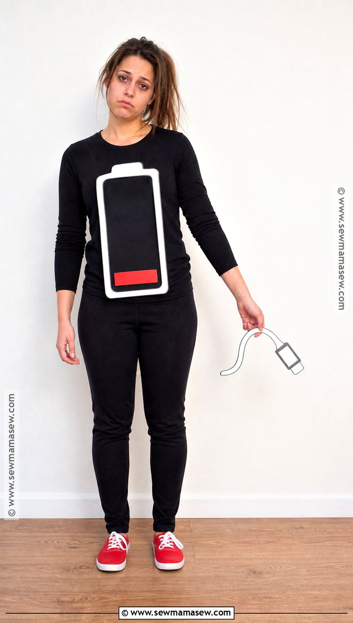 Low Battery Costume - 30 costumes funny