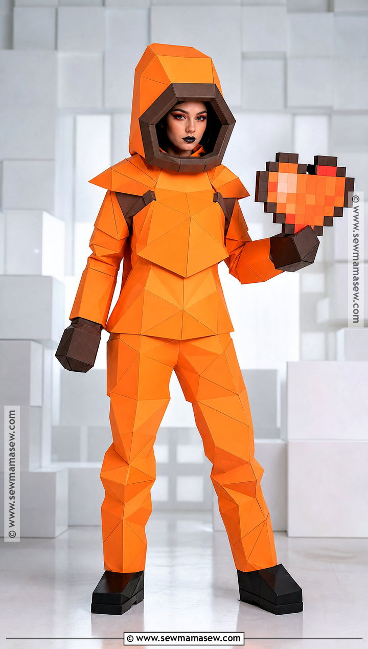Low Poly Kenny Cosplay With Geometric Armor - 30 Kenny Cosplay Ideas