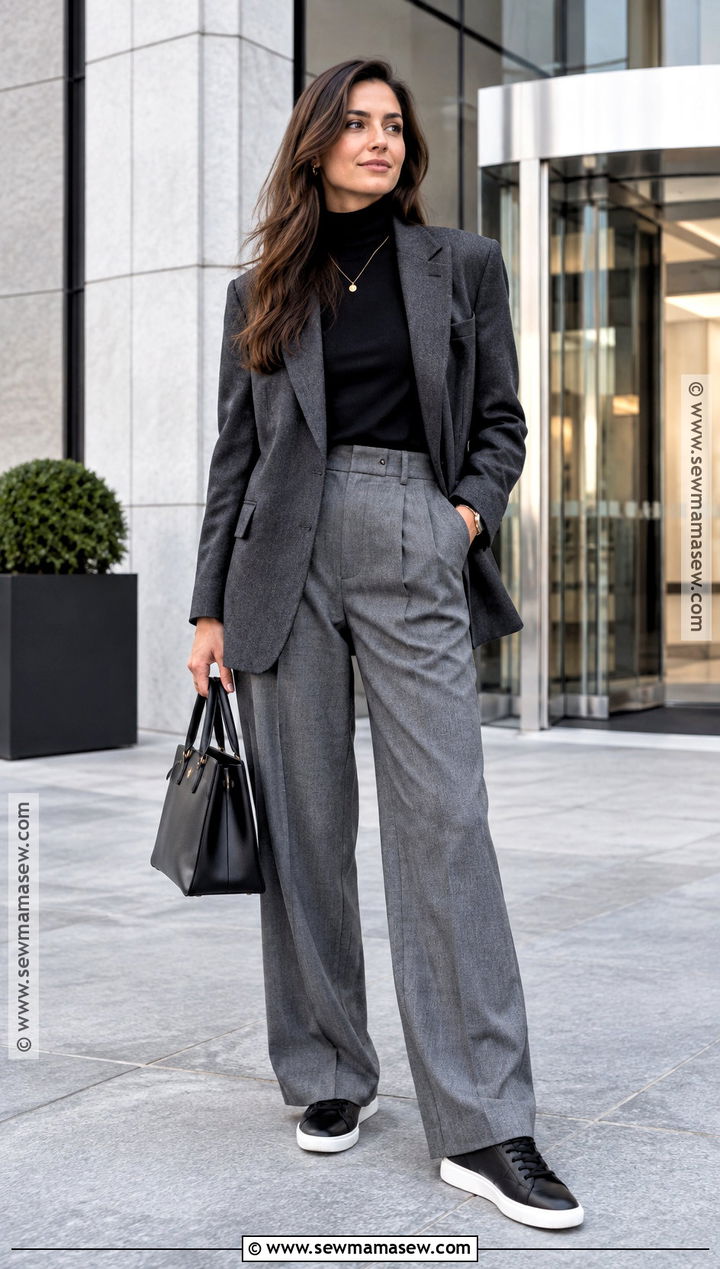 Low Profile Sneakers With Pleated Trousers - 25 autumn sneakers