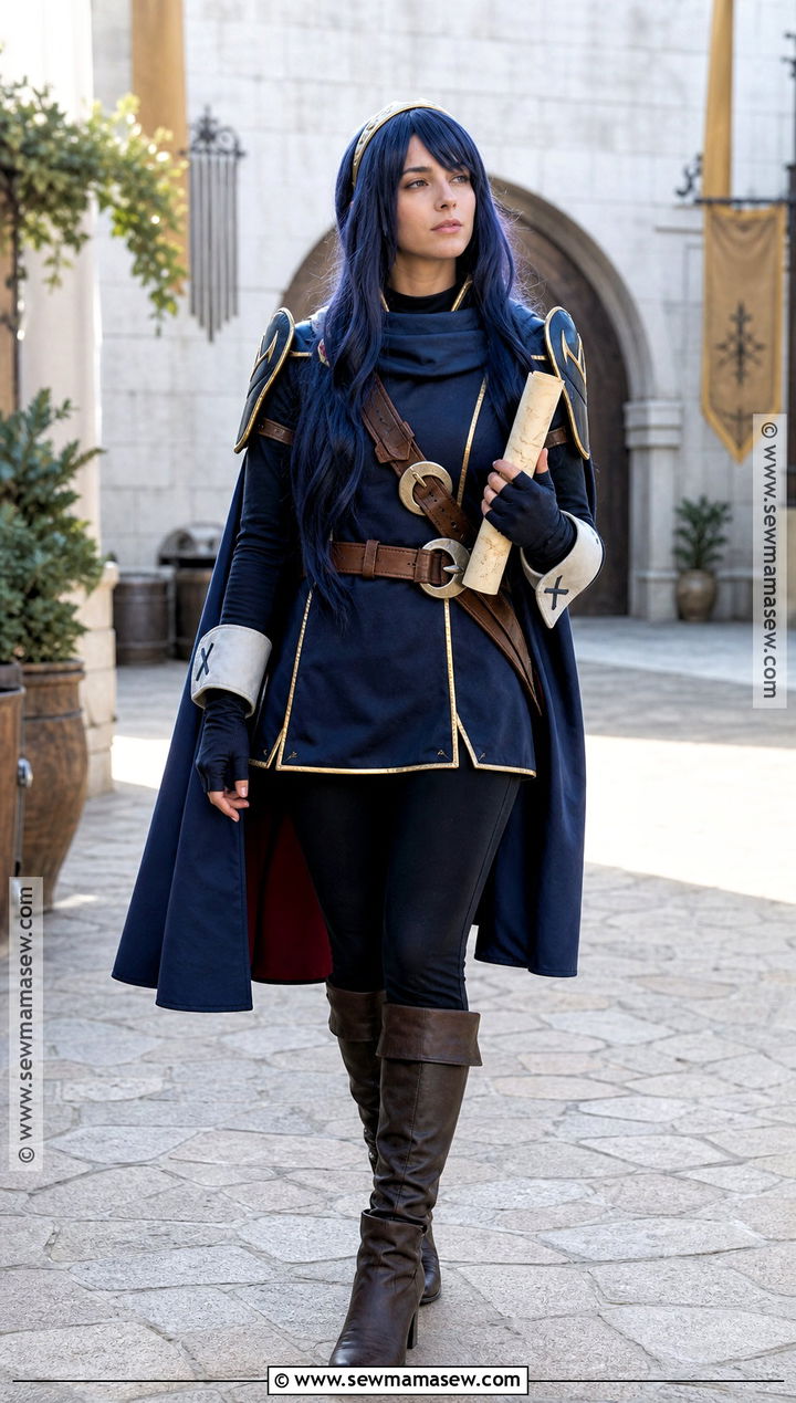 Lucina Cosplay With Long Navy Hair - 30 blue hair cosplay ideas