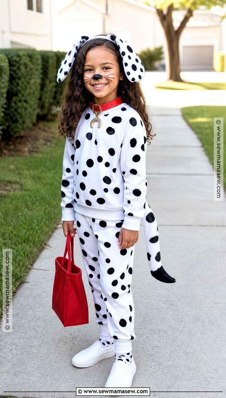 Lucky Dalmatian Costume With Horseshoe Tag - 40 101 dalmations costume ideas