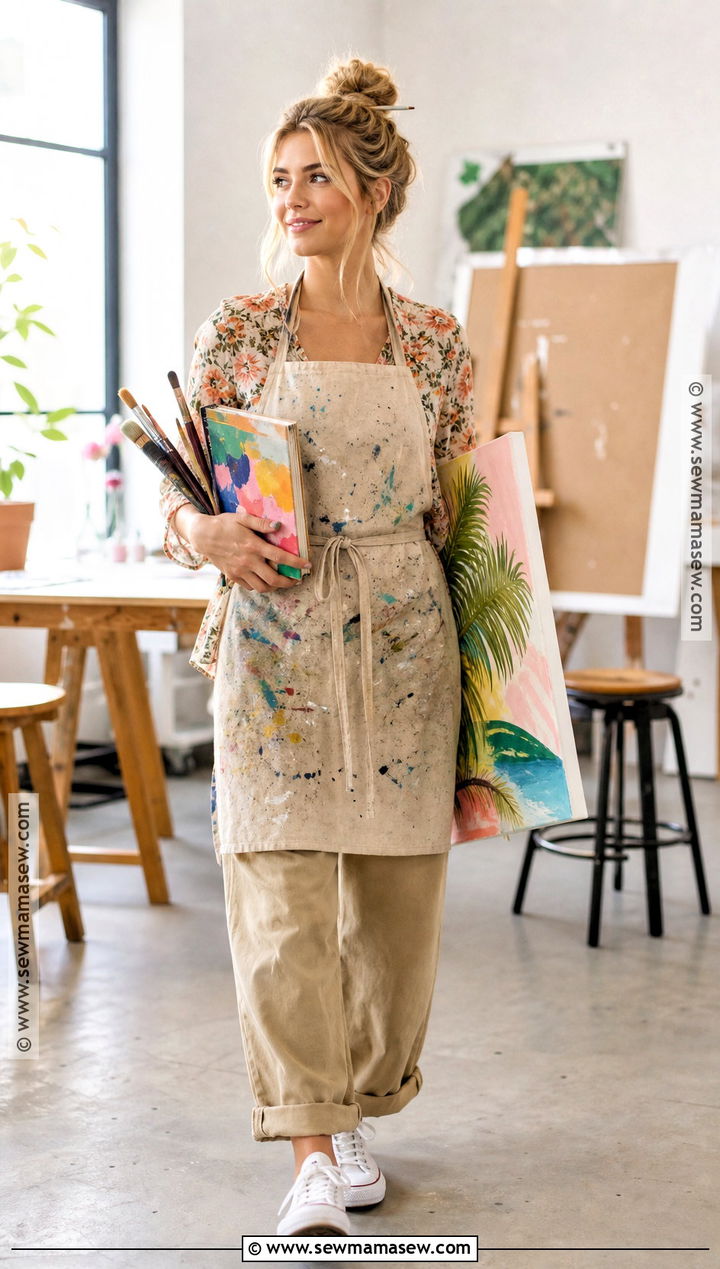 Lucy Art Teacher Costume - 30 50 first dates costumes