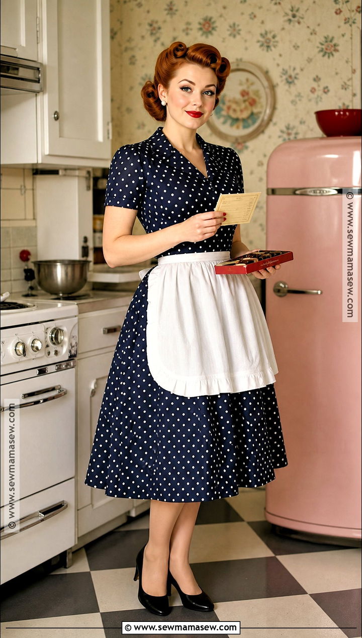 Lucy Ricardo Polka Dot Costume - 30 red hair halloween costumes ideas