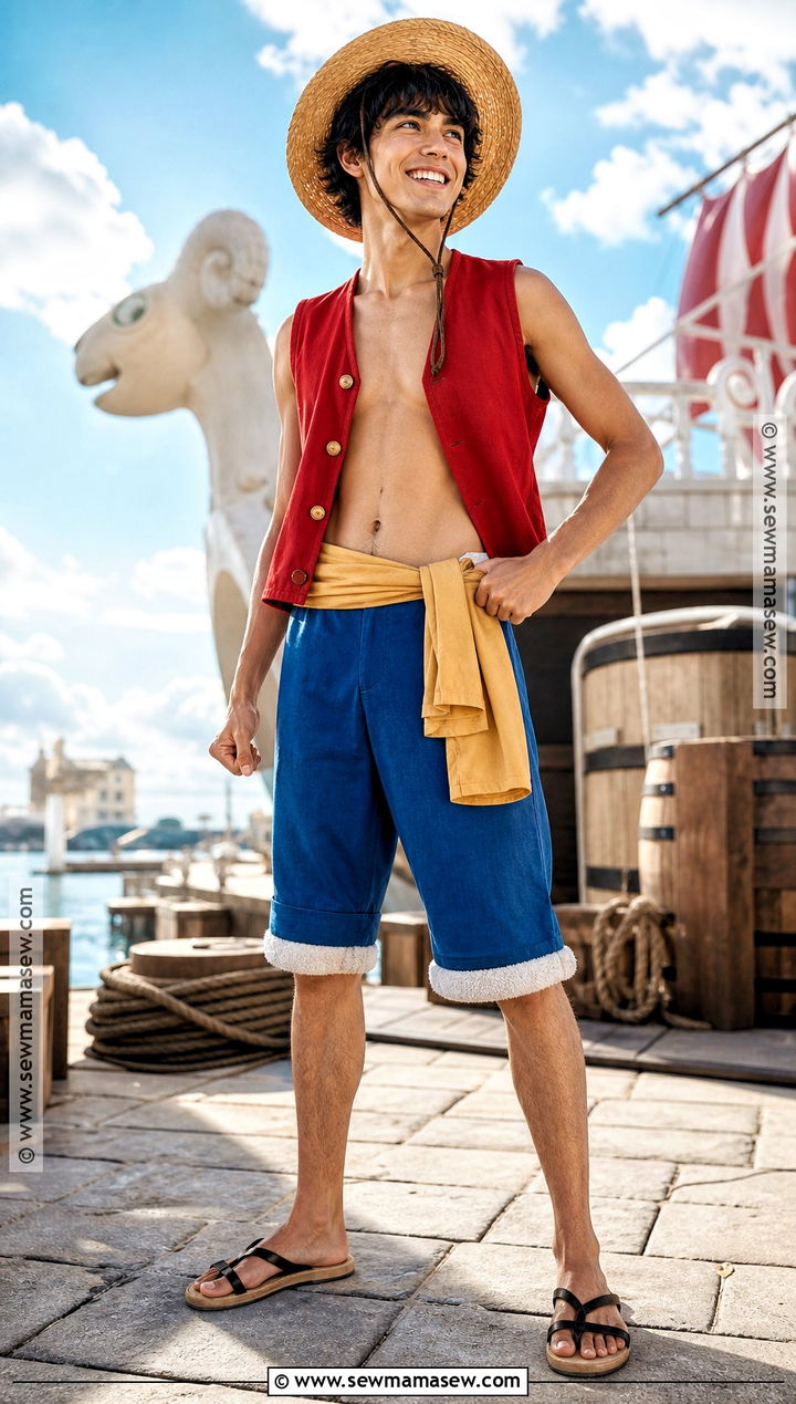 Luffy Black Hair Cosplay With Straw Hat - 30 cosplay black hair ideas