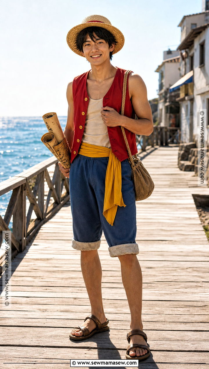 Luffy Cosplay With Straw Hat - 30 short hair cosplay characters ideas