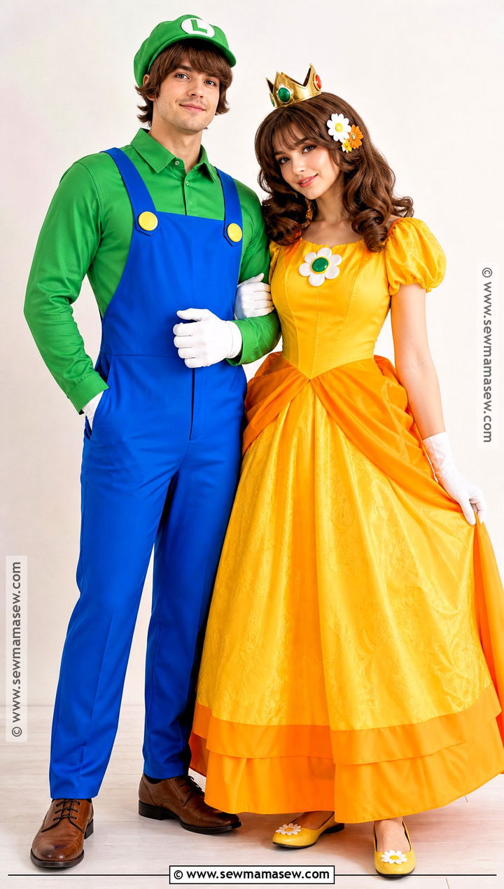Luigi And Princess Daisy Couples Cosplay - 35 Couples Cosplay Ideas