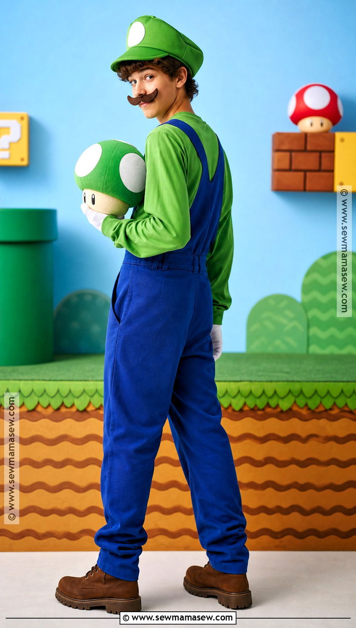 Luigi Costume - 40 halloween costumes for teens