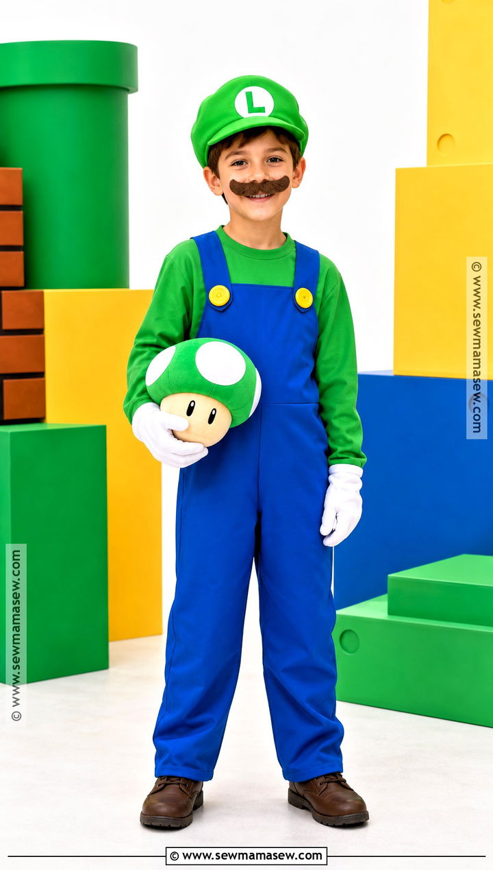 Luigi Costume For Boys - 35 kids halloween costumes for boys