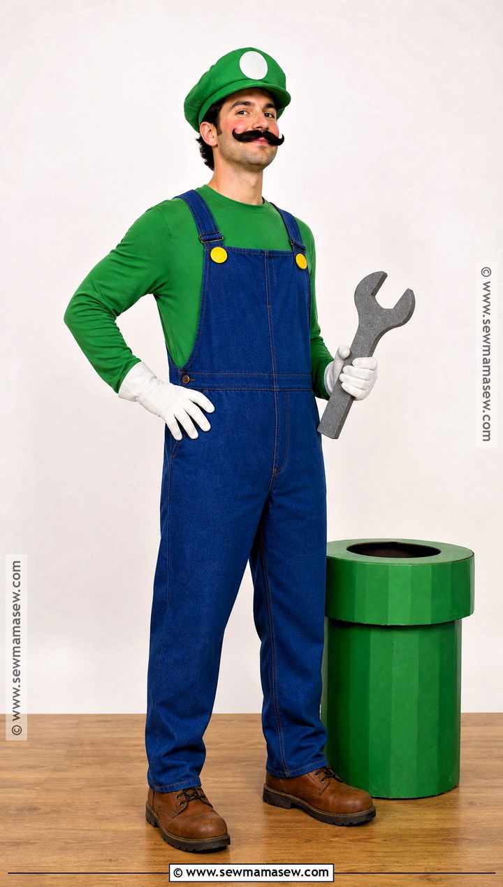 Luigi Plumber Costume - 35 costumes for men