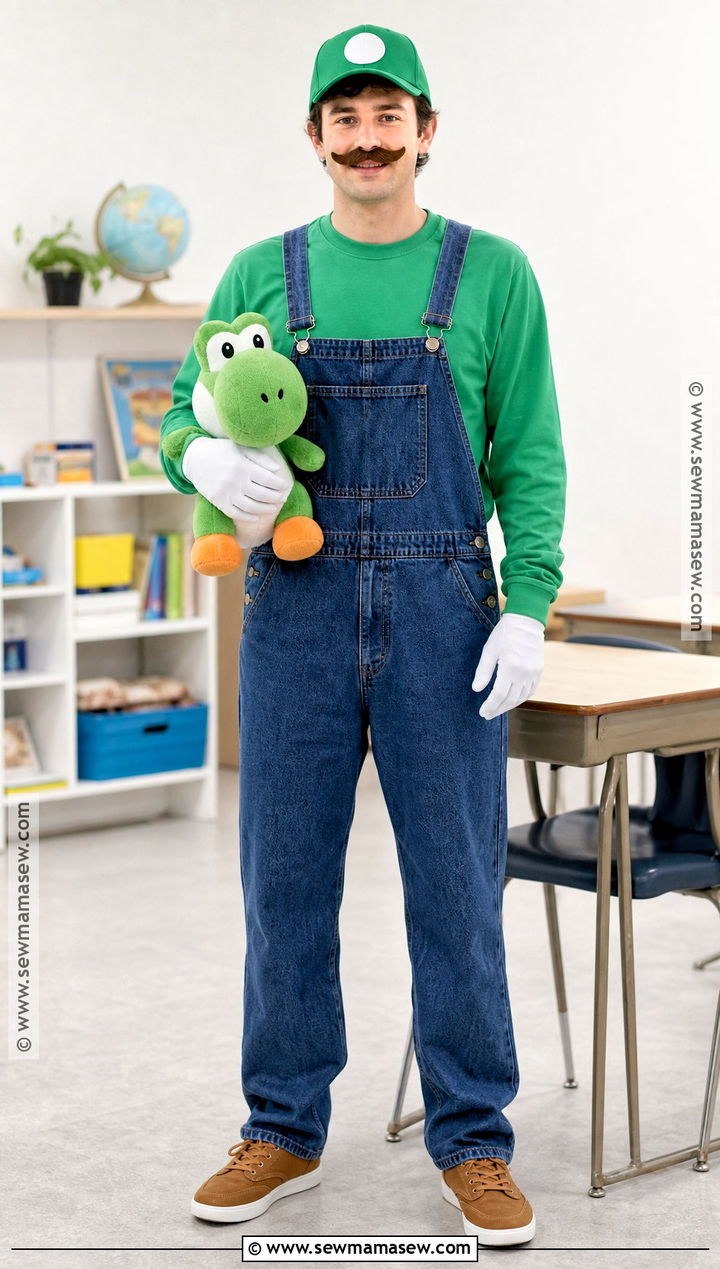Luigi Video Game Costume - 30 characters to dress up as for school ideas