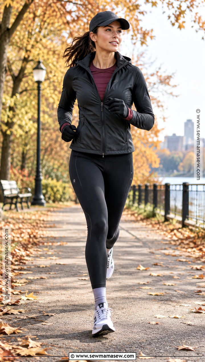 Lululemon Running Leggings And Down Jacket Outfit - 15 lululemon outfits fall
