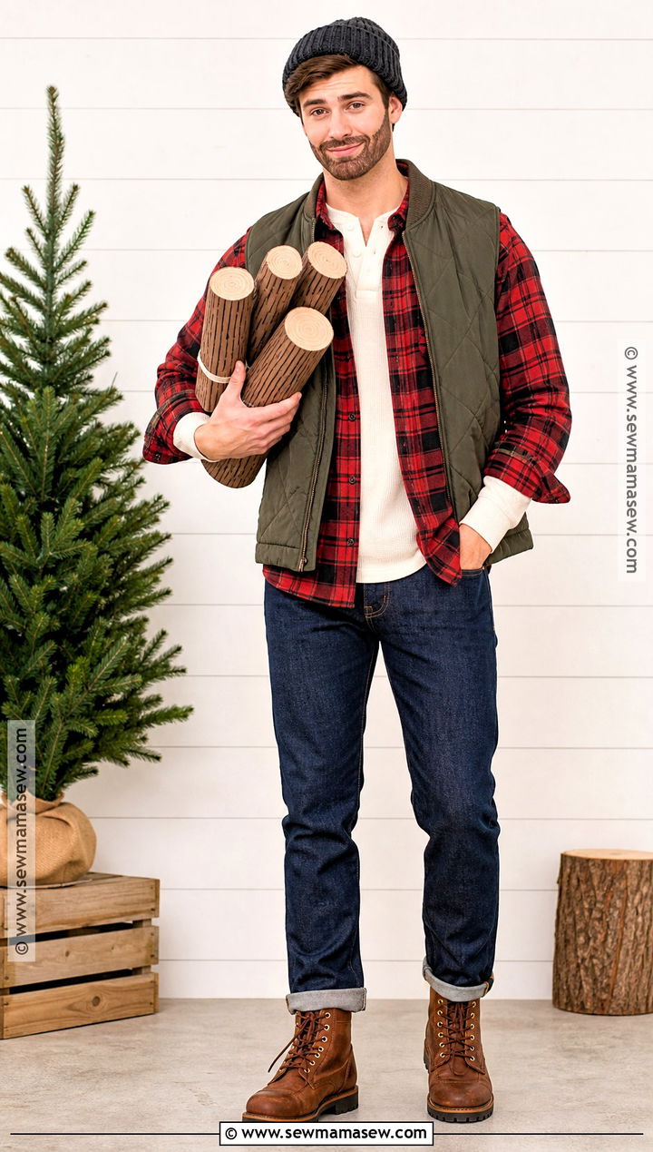 Lumberjack Costume With Flannel Shirt - 30 closet costumes
