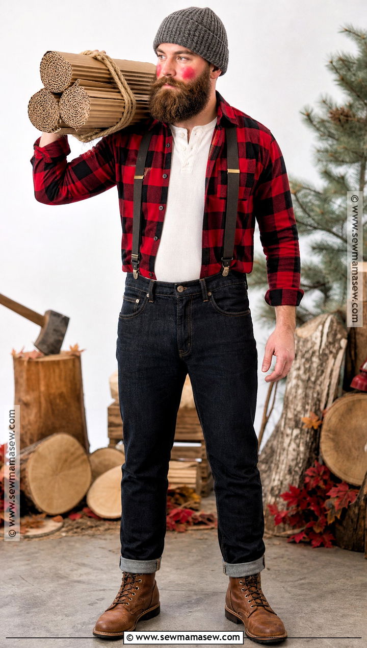 Lumberjack Costume - 30 easy guy halloween costumes