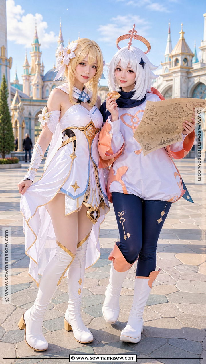Lumine And Paimon Duo Cosplay - 35 lumine cosplay ideas