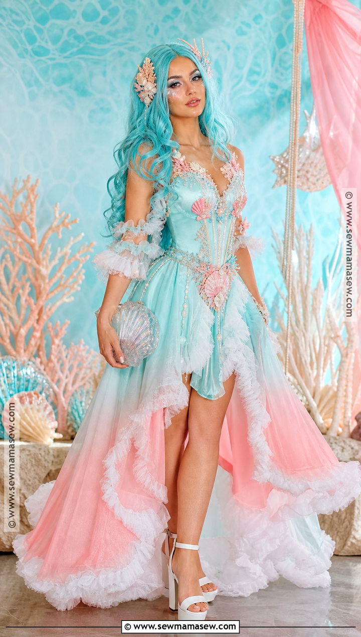 Luminous Coral Sea Fairy Cookie Costume - 30 Sea Fairy Cookie Costume Ideas