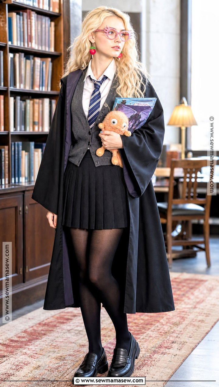 Luna Lovegood School Costume - 50 blonde halloween costumes