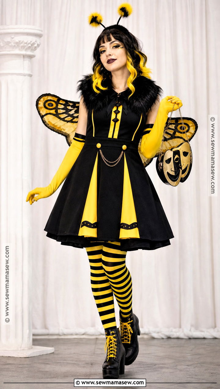 Luna Mothews Cosplay With Yellow Wing Dress - 45 monster high cosplay ideas