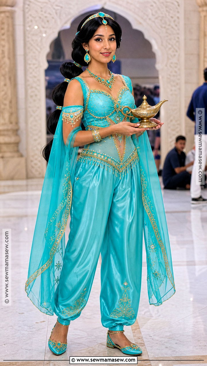 Luxe Jasmine Cosplay Costume - 35 Jasmine Costume Ideas