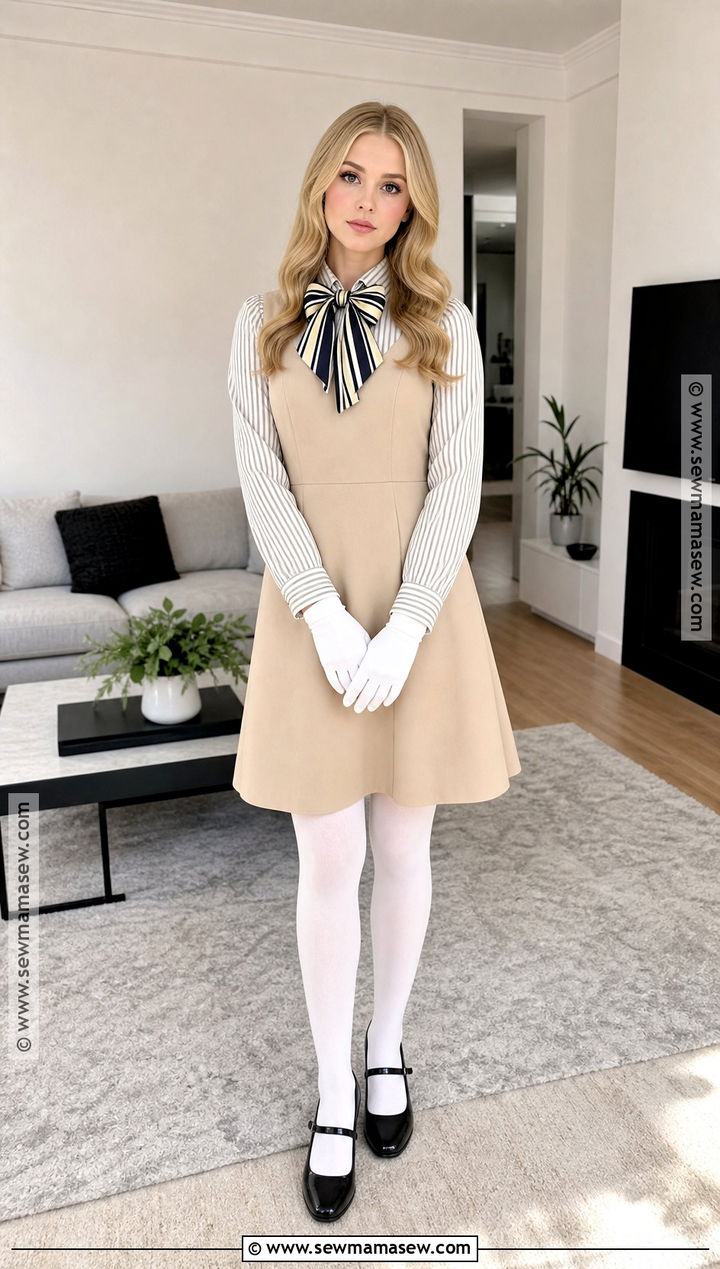 M3GAN Beige Doll Costume - 30 movie character costumes for females