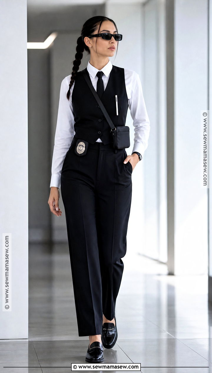 MIB Vest Costume With Tailored Trousers - 30 Mib Costume Ideas for Women
