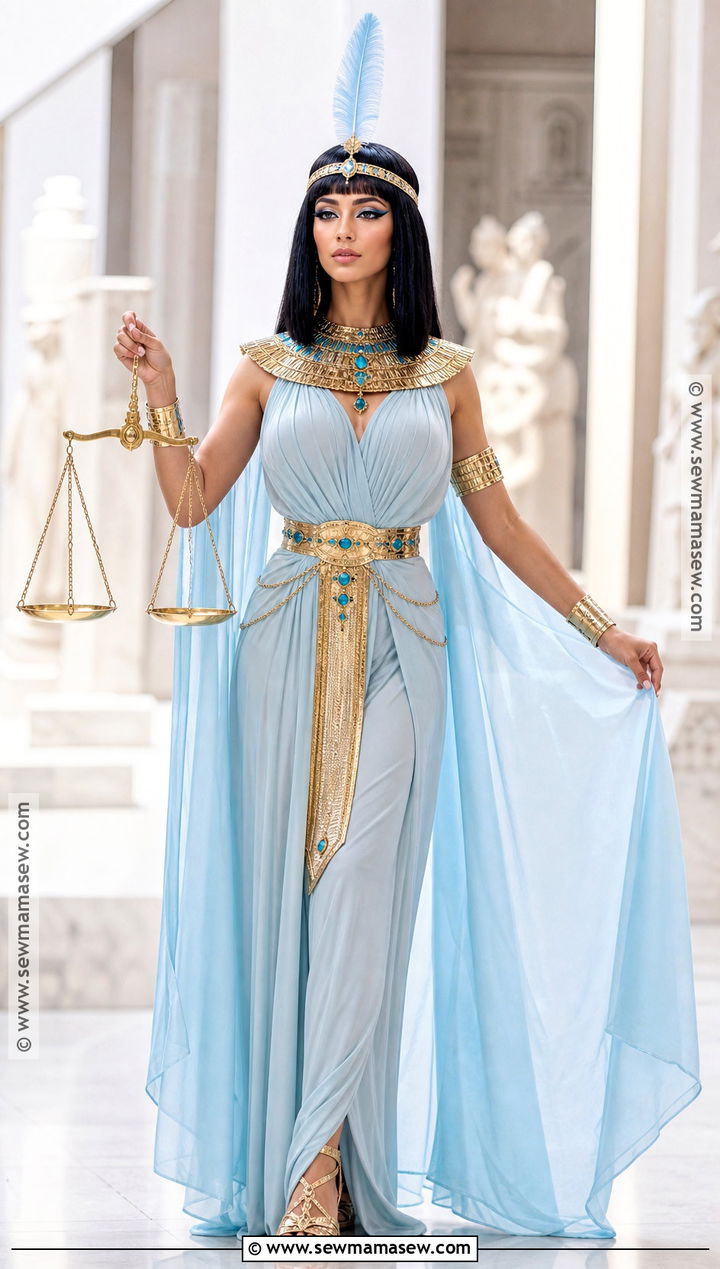 Maat Feather Goddess Costume - 30 Egypt Costume Ideas for Women