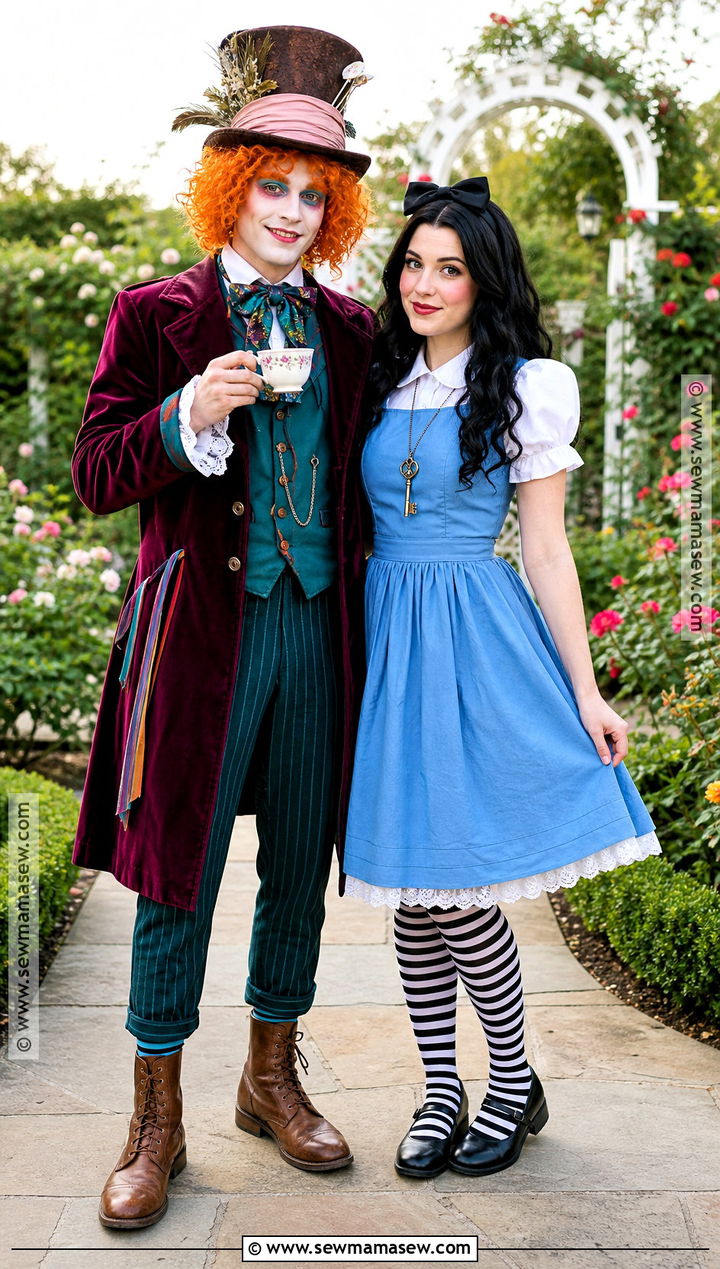 Mad Hatter And Alice Couple Costume - 50 mad hatter costume ideas