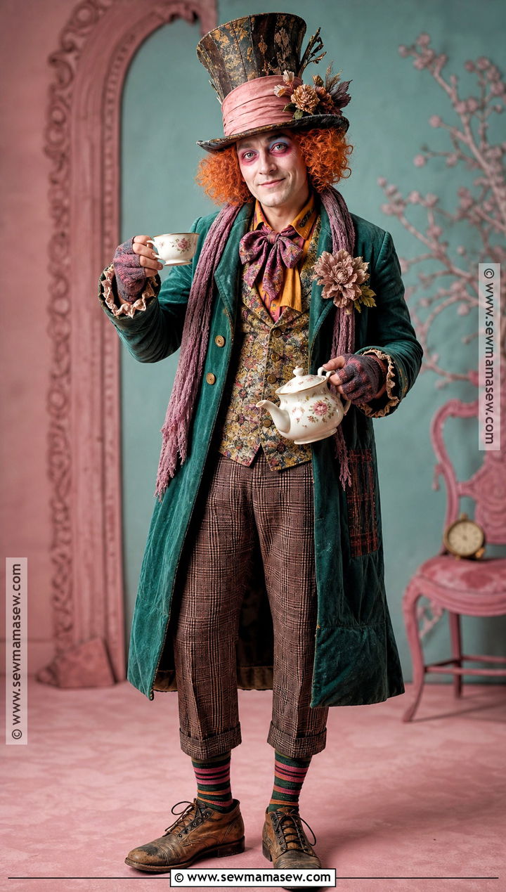 Mad Hatter Cosplay With Green Coat - 30 unique cosplay ideas