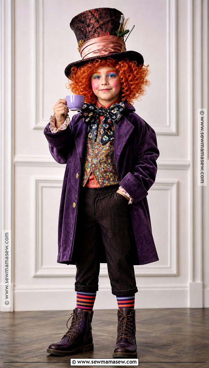 Mad Hatter Costume With Colorful Coat - 45 world book day costumes