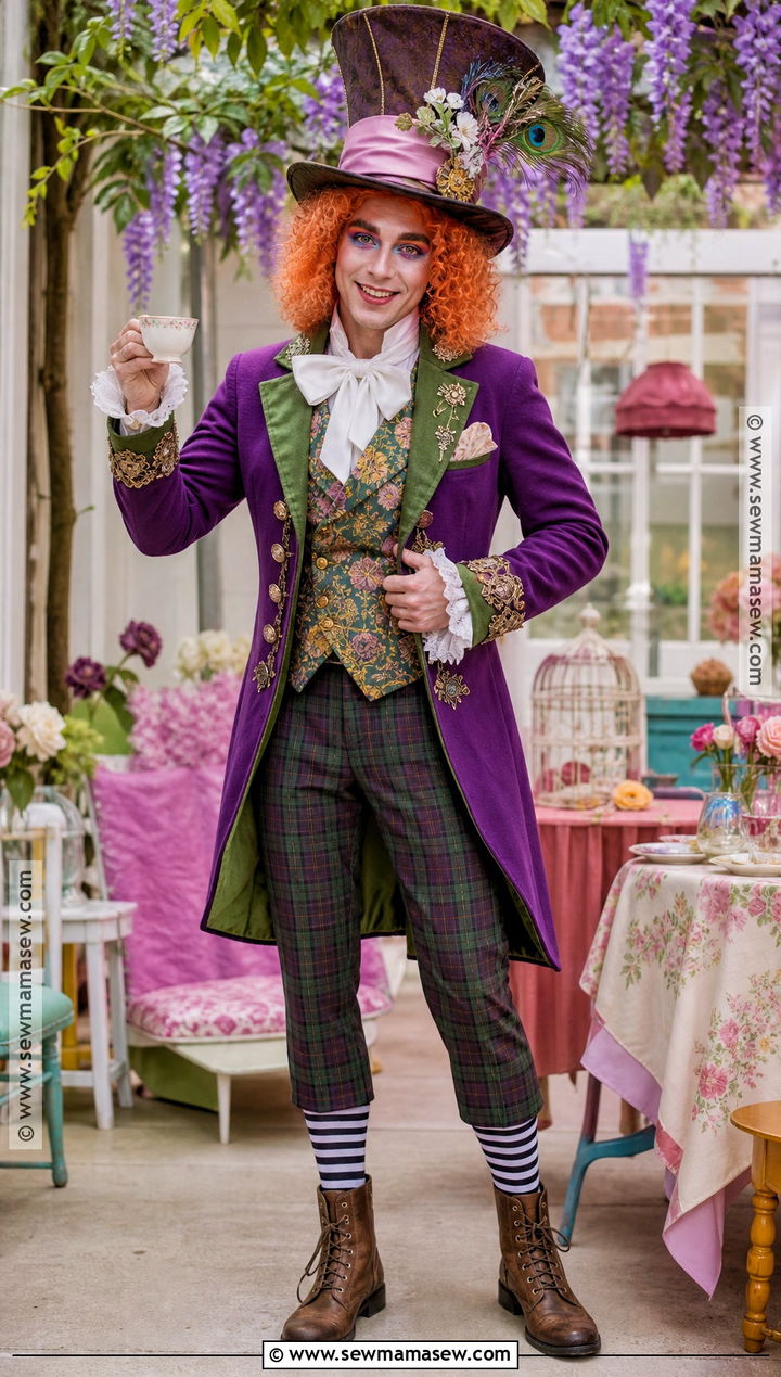 Mad Hatter Costume With Colorful Tailcoat - 40 disney costume ideas