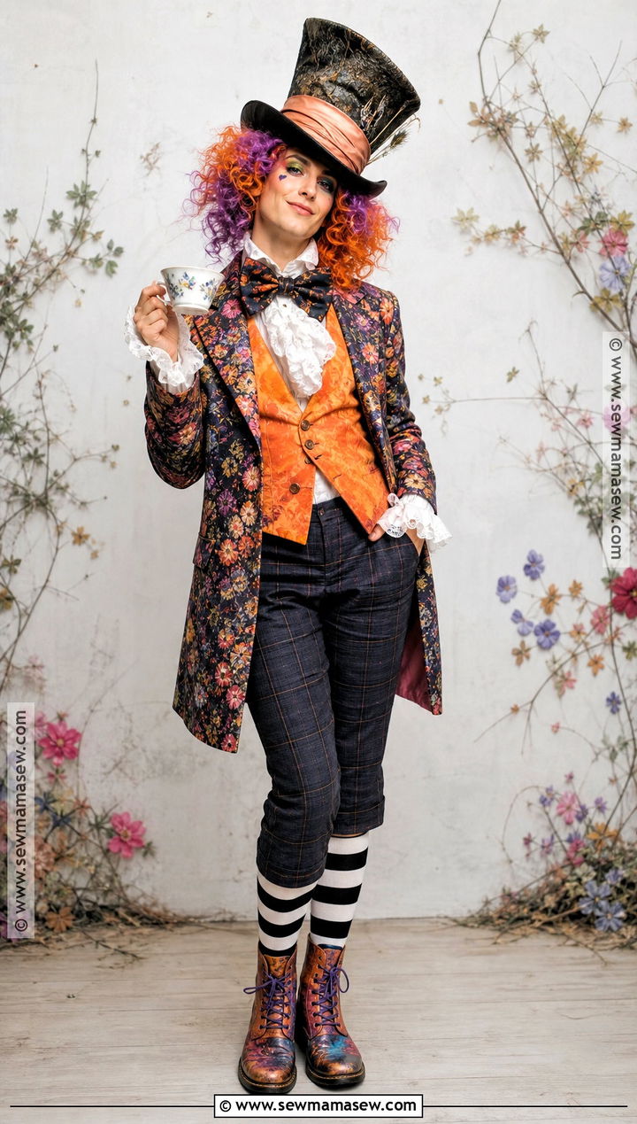 Mad Hatter Costume With Curly Hair - 40 curly hair halloween costume ideas