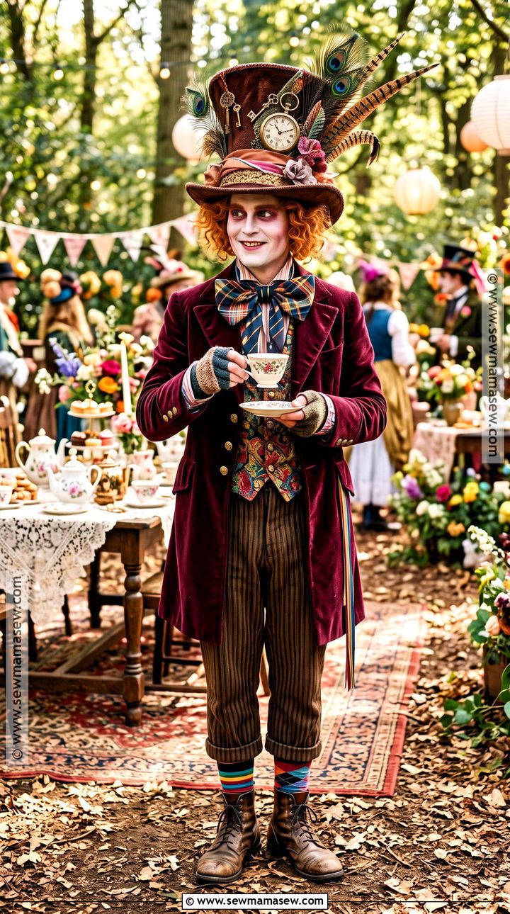 Mad Hatter Tea Party Costume - 35 tim burton halloween costumes