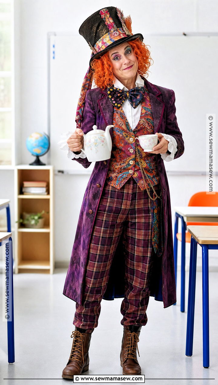 Mad Hatter Teacher Costume - 40 book character costumes for teachers