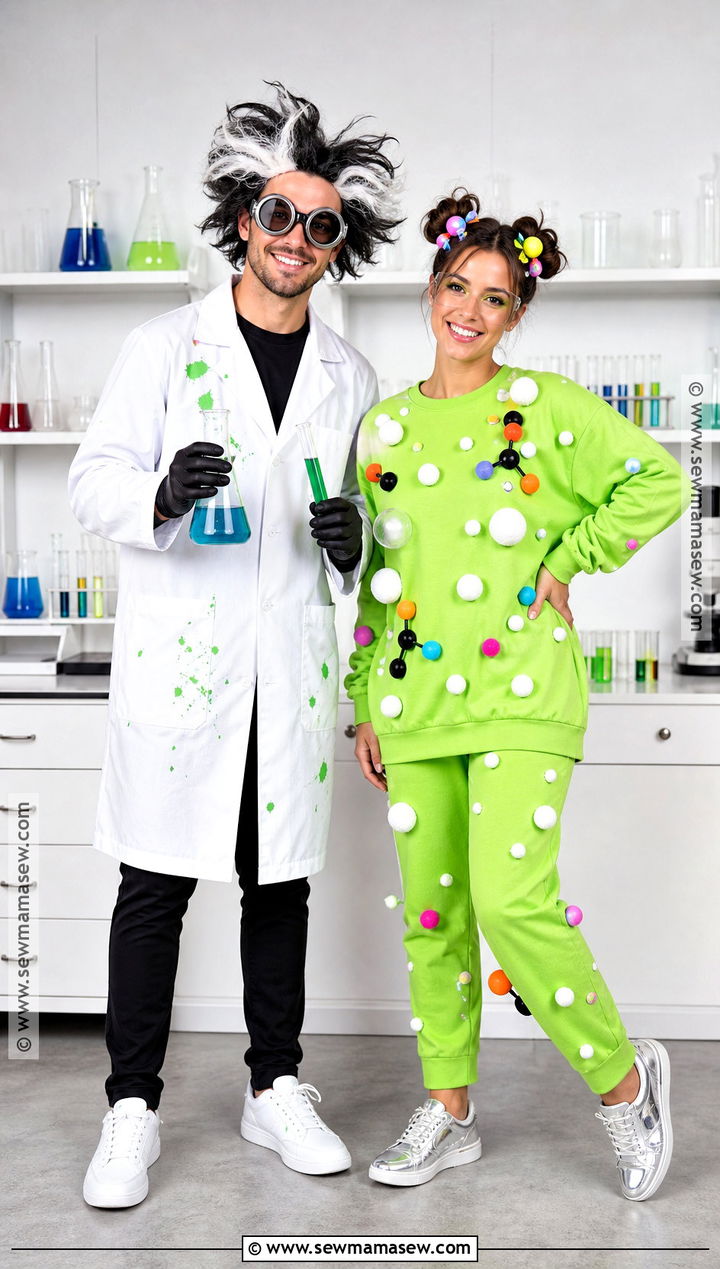 Mad Scientist And Experiment Couple Costume - 40 easy couple costumes