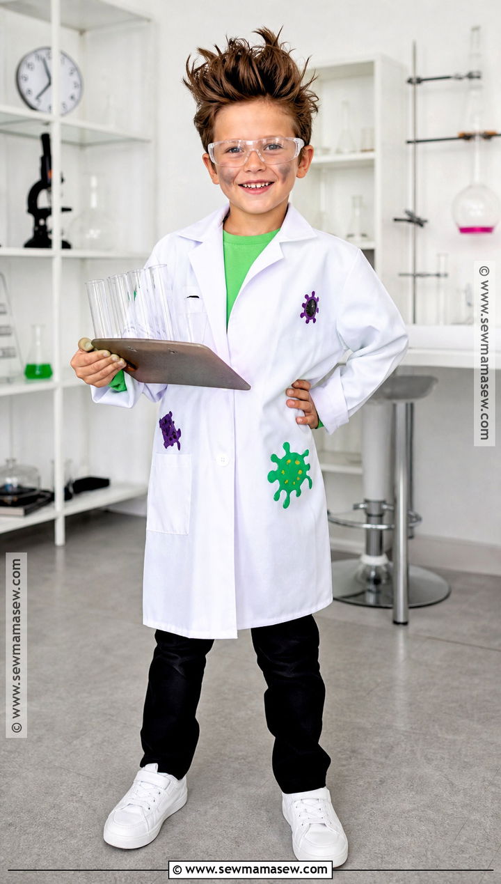 Mad Scientist Costume With Lab Coat - 30 kid costume ideas
