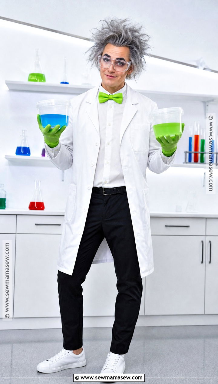 Mad Scientist Costume With Lab Coat - 30 simple halloween costume ideas