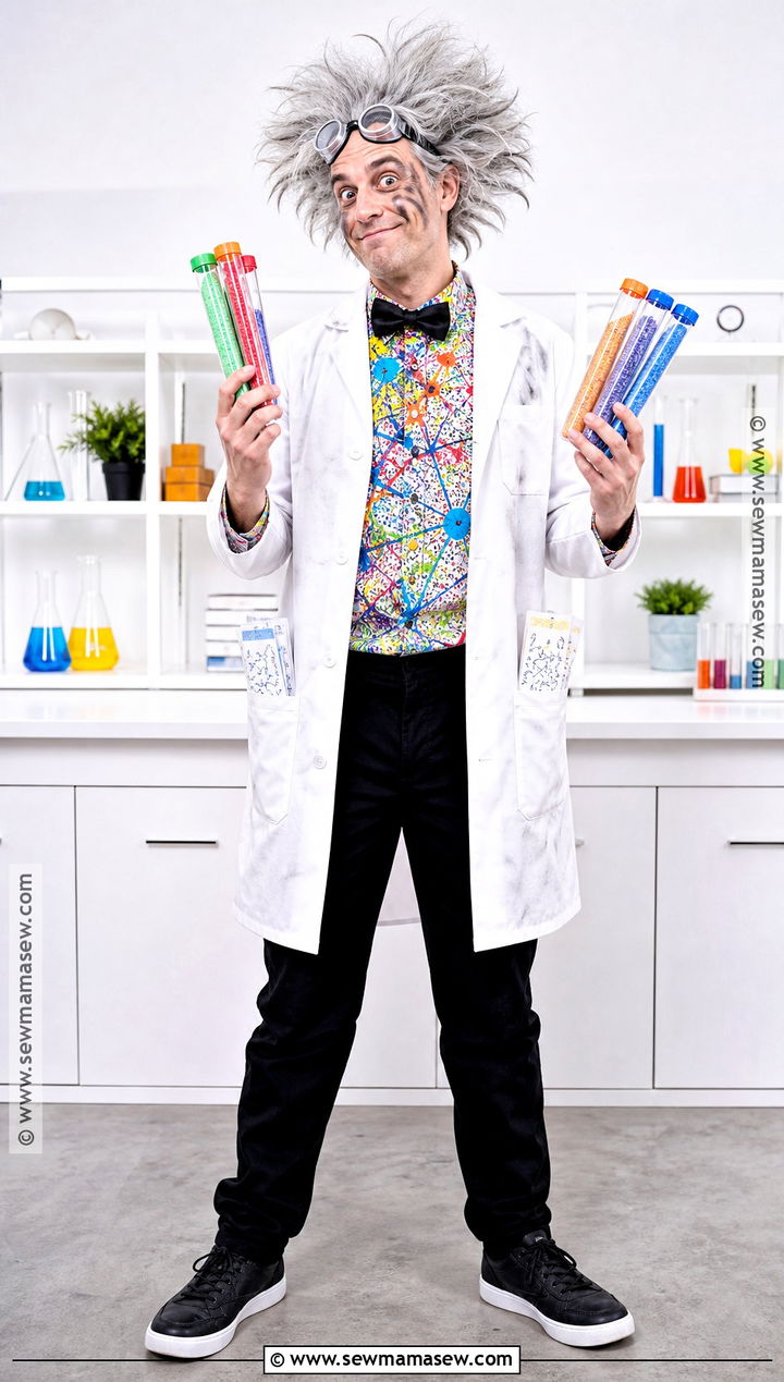 Mad Scientist Costume With Lab Coat - 30 Single Person Halloween Costume Ideas