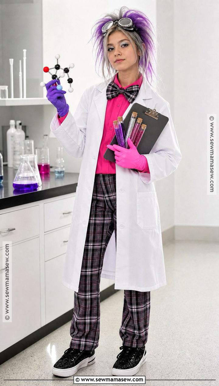 Mad Scientist Costume With Lab Coat - 35 teen girl halloween costumes